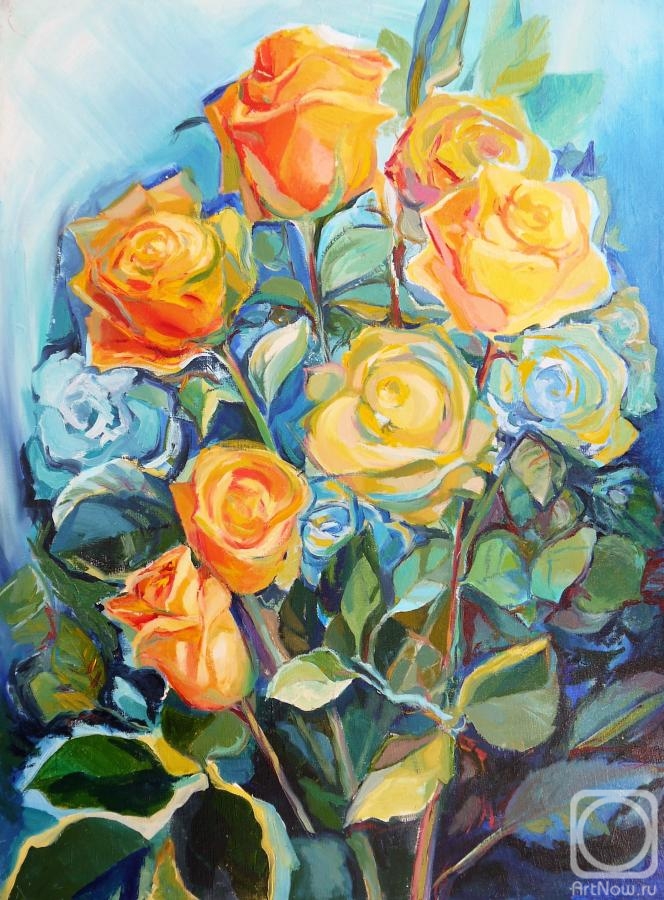 Kostyuchenko Natalya. Yellow rose