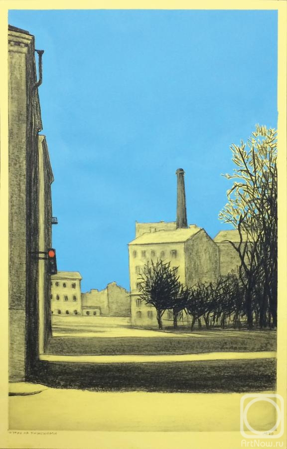 Monakhov Ruben. Morning at Rizhsky