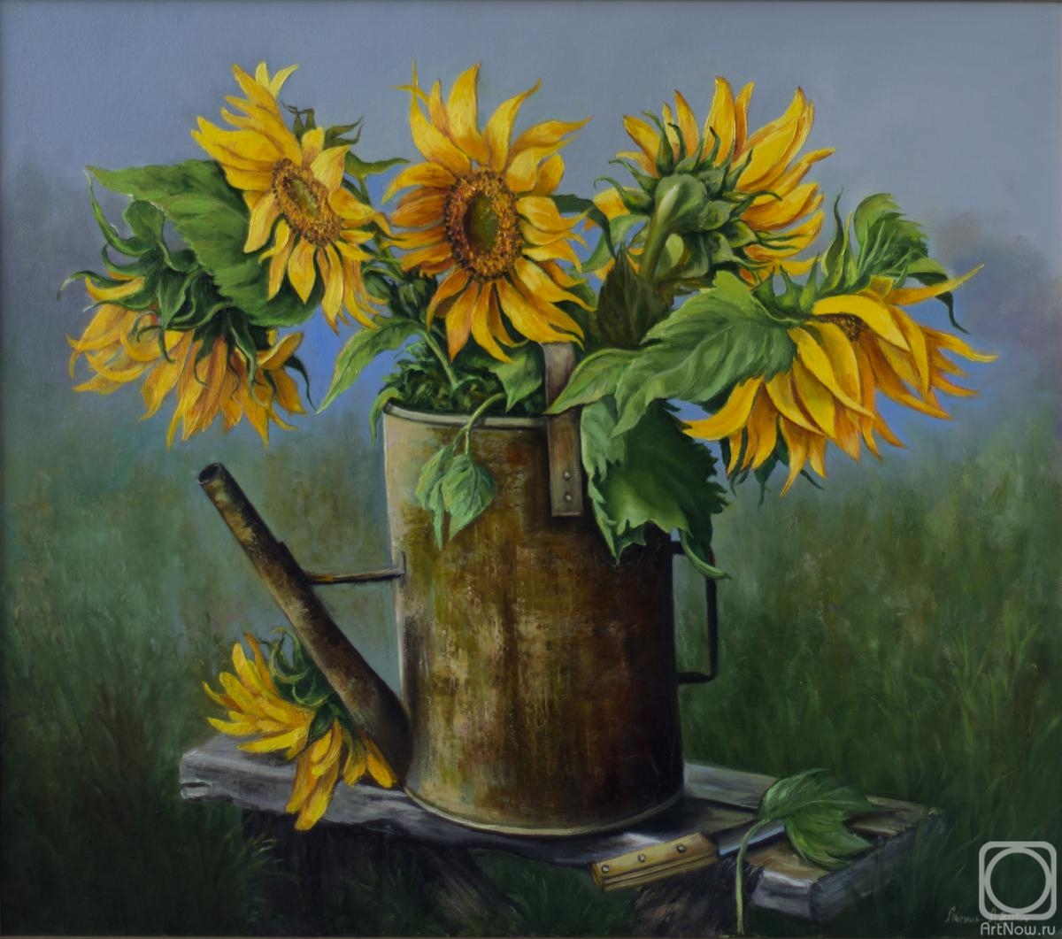 Lygina Lyudmila. Sunflowers