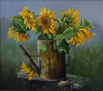 Sunflowers. Lygina Lyudmila