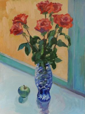 Roses in a vase. Yavisheva Tatiana