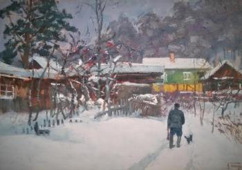 Winter everyday life. Panov Igor