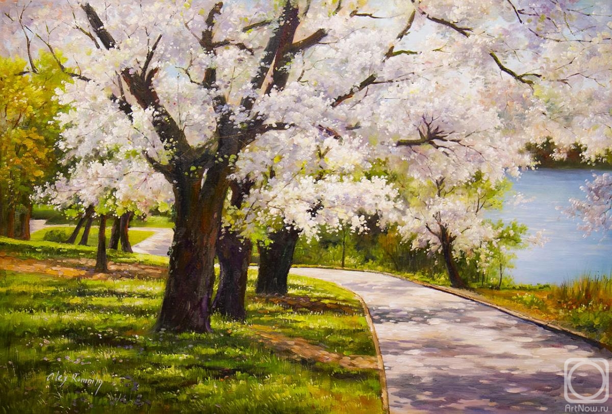 Romm Alexandr. In the spring park