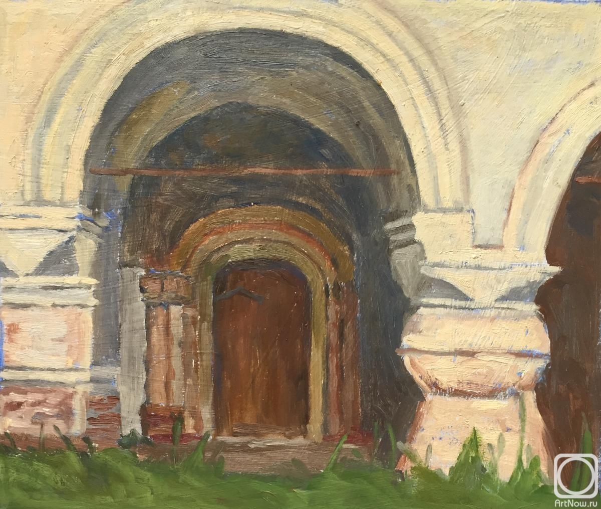 Vorobieva Irina. Entrance to the abandoned Temple