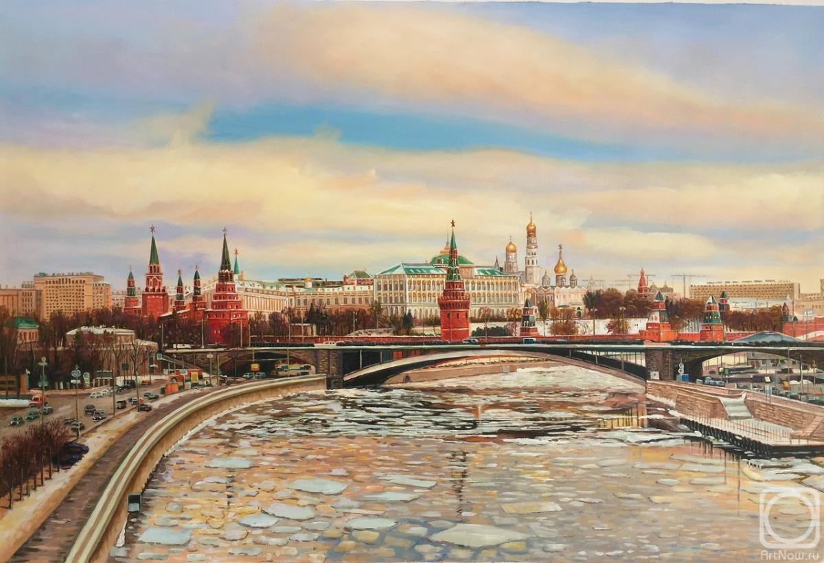 Romm Alexandr. And the ice is melting on the Moscow River