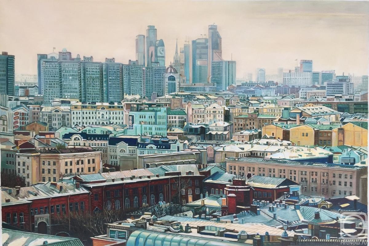 Romm Alexandr. Such a different Moscow. Bird's-eye view of Moscow City
