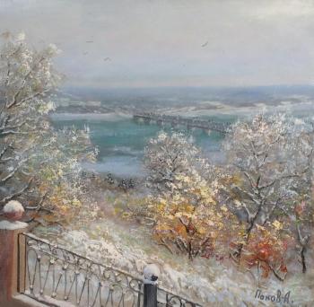 On the feast of Pokrov (View Of The Imperial Bridge). Panov Aleksandr