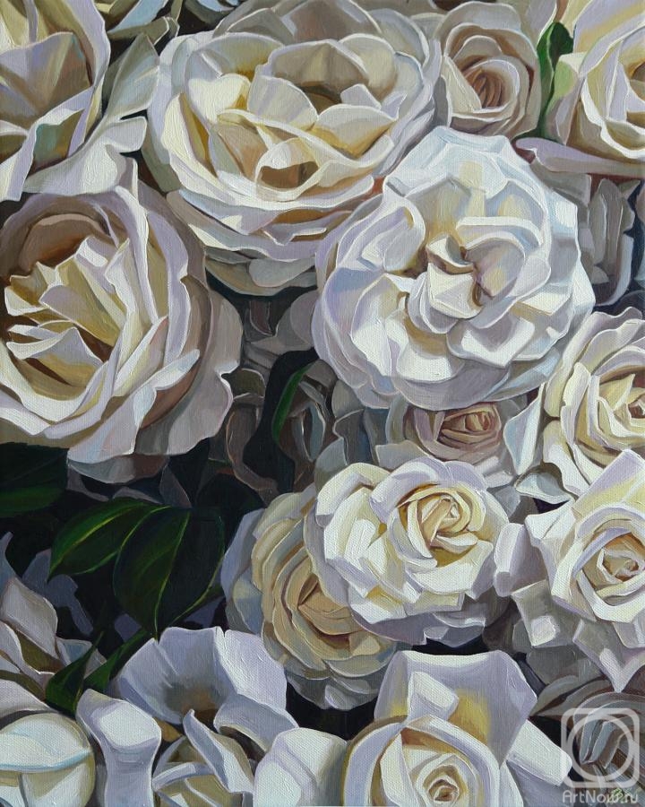 Vestnikova Ekaterina. White roses