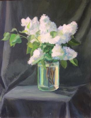 Etude with white lilacs. Tsebenko Natalia