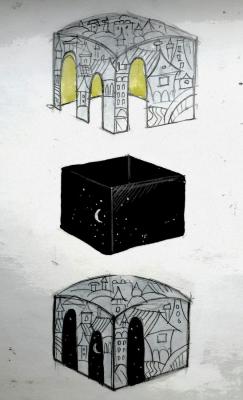The day and night. Box