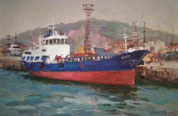 Sakhalin. The port of Korsakov