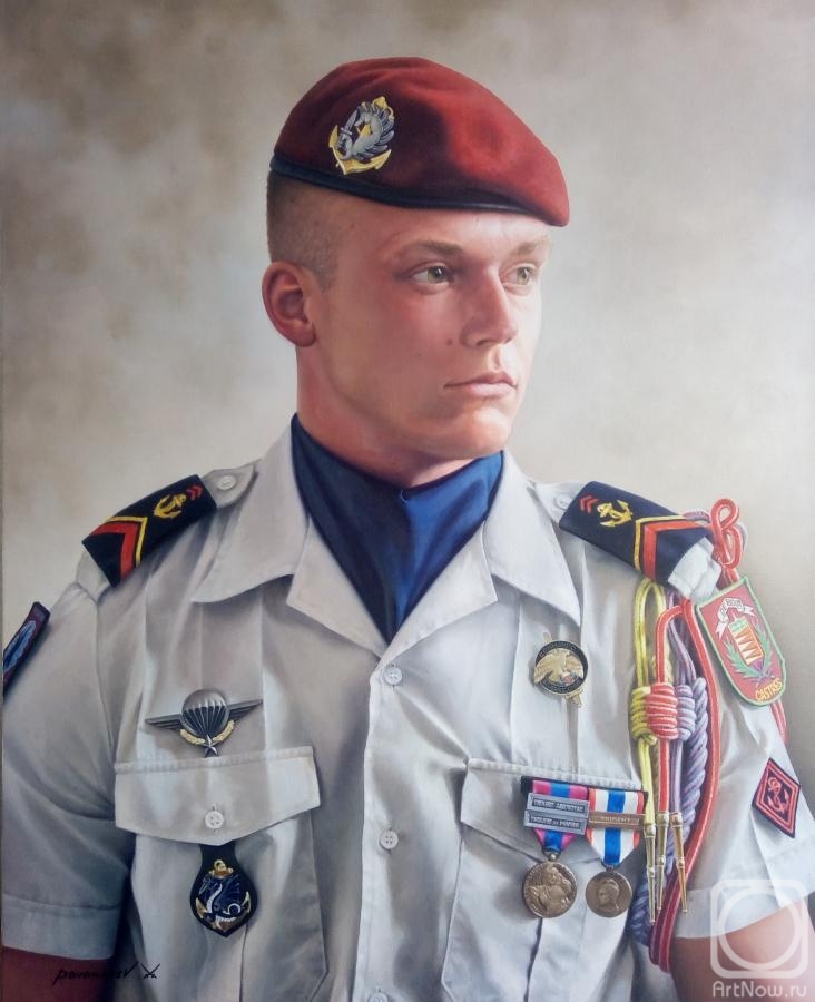 Ponomarev Evguenii. French Regular Paratrooper
