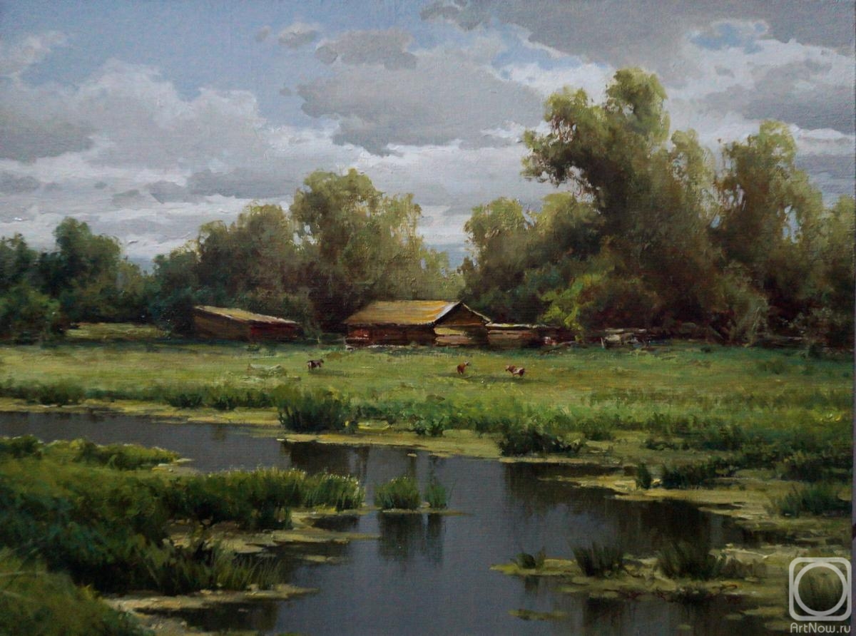 Zaitsev Aleksandr. Summer in the Village