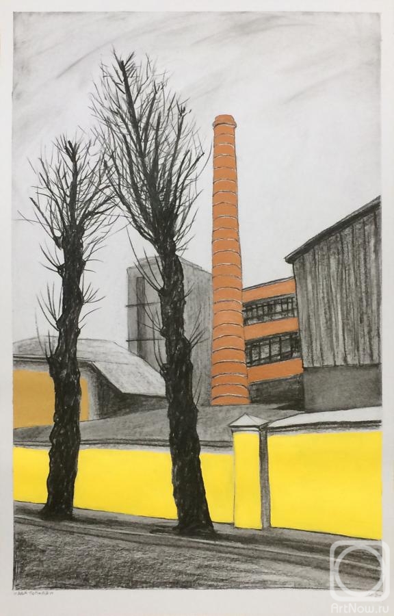 Monakhov Ruben. Two Poplars