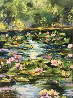 Pond with Water Lilies. Malivani Diana