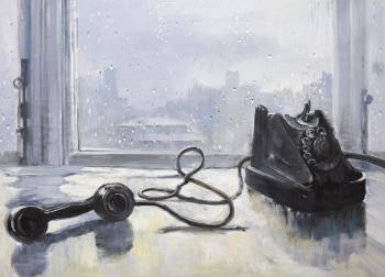 A copy of the painting by Yuri Pimenov. Waiting. Kamskij Savelij