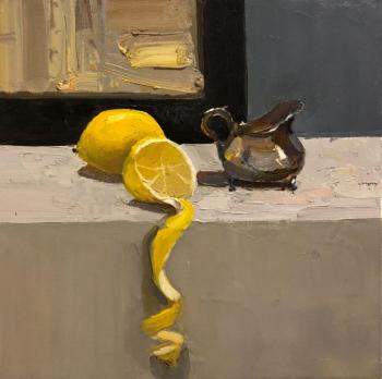 Lemons with a mirror (Citruses). Ledneva Nataliya