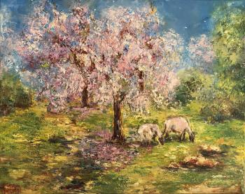 Under the Almond Tree (Museum Artist). Malivani Diana