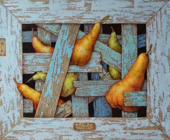 Sulimov Alexandr Ivanovich. Composition with ripe pears