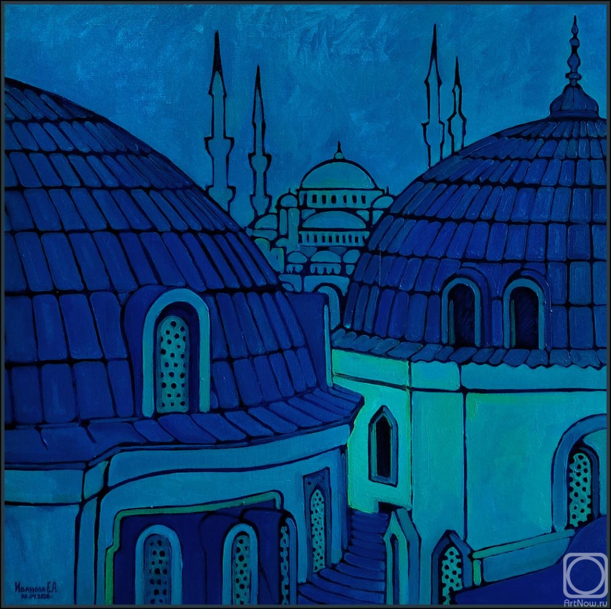Ivanova Ekaterina. Hagia Sophia and Blue mosque