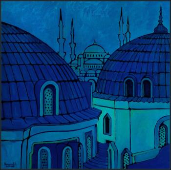 Hagia Sophia and Blue mosque. Ivanova Ekaterina