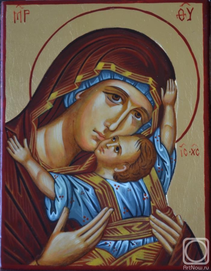 Romanova Elena. The Image Of The Mother Of God Kardiotissa, Heart