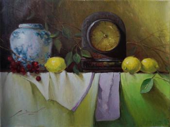 Still life with lemons. Zaitsev Aleksandr