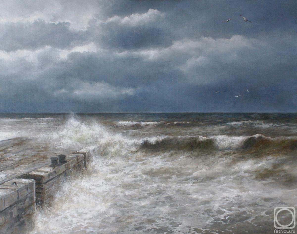 Dorofeev Sergey. The sea is stormy