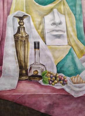 Natutmort with grapes