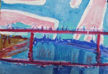 Red Bridge (sketch). Osipov Andrey
