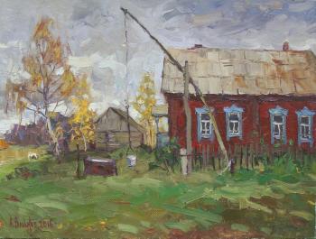 The old well in Maserske (Landscape Well). Vikov Andrej