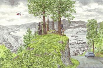 Yenisei river - a view through the century