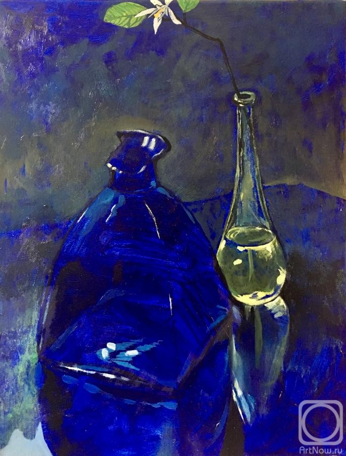 Sushkova Olga. Bottles and lemon