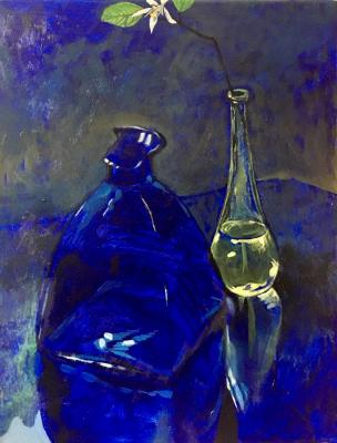Bottles and lemon. Sushkova Olga