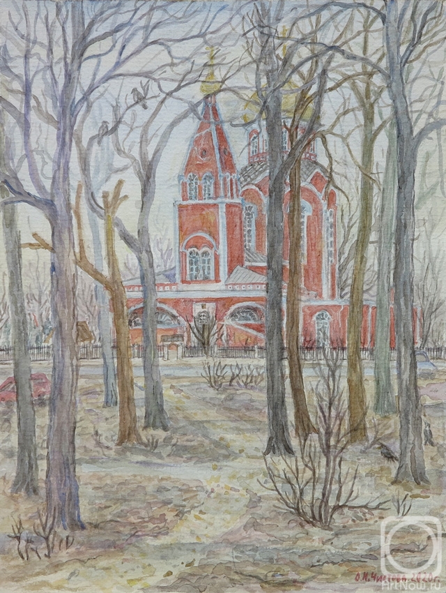 Chistova Olga. Petrovsky Park. The Church Of The Annunciation