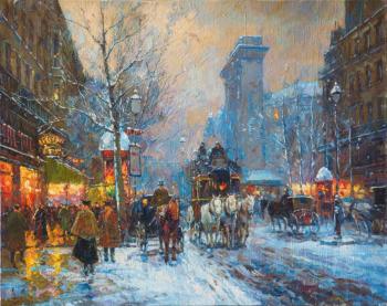 Winter Paris. Vasiliev Anton