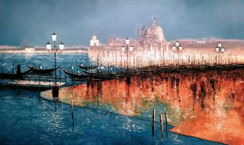 Night Venice (Beautiful Venice). Slezin Dmitry