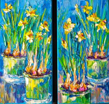 Narcissuses (Unopened Flowers). Rezanova-Velichkina Olga