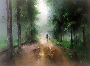 On the Forest Road. Medvedev Igor