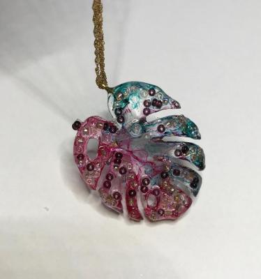 The pendant "Spring awakening" (Jewelry Of Glass). Bacigalupo Nataly