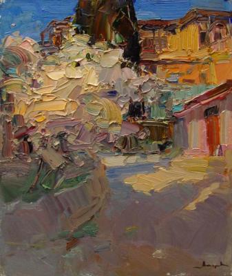 Sunny evening in the old town (The Nature Of South Crimea). Makarov Vitaly