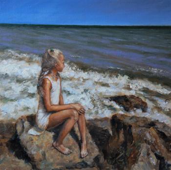Girl and the sea. Chepkasova Tatiana