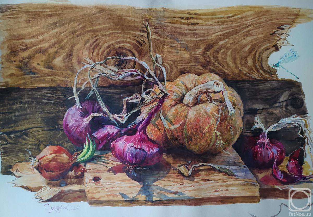 Simonova Olga. Pumpkin and Crimean onion