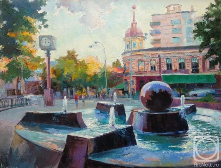 Martens Helen. The fountain at the Kirovsky (Rostov-on-don)