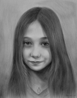 Children's portrait. Bakaeva Yulia