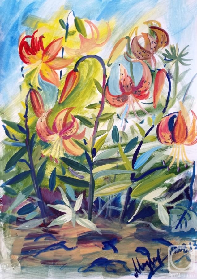 Medvedeva Maria. Tiger lilies
