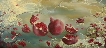 Pomegranate explosion. Datsirkhoeva Ruzana