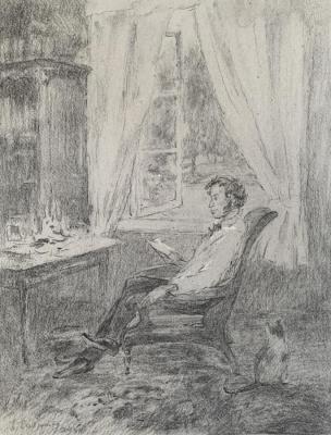 A.S. Pushkin in Mikhailovsky