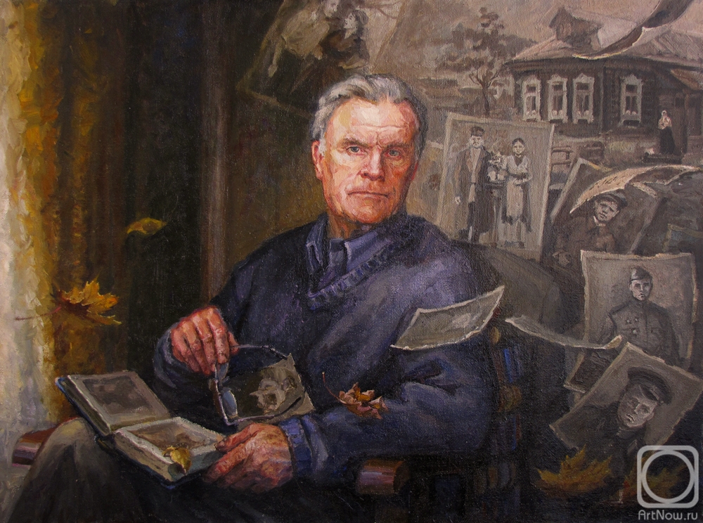 Rodionov Igor. Old album. Portrait of his father