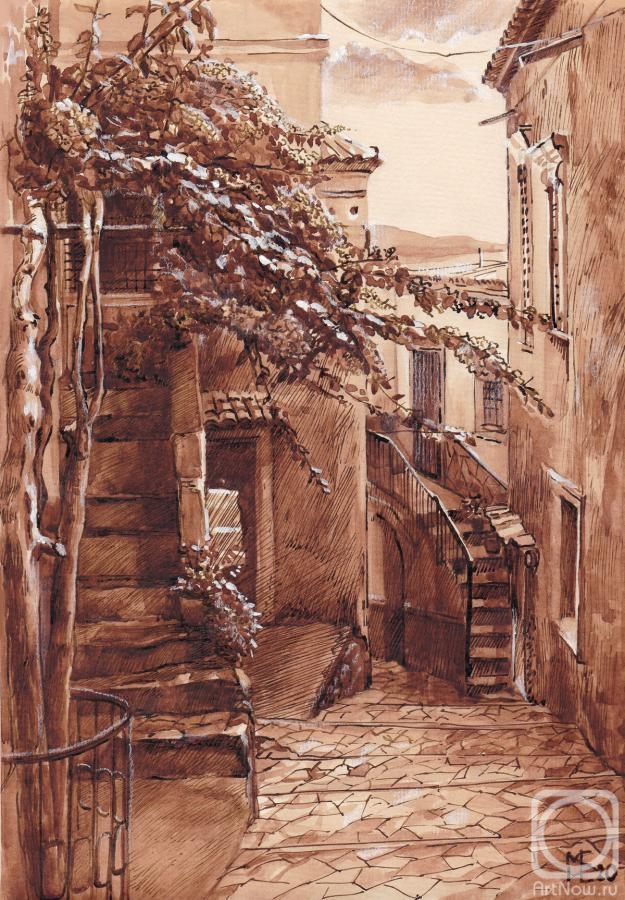 Mishuta Elena. Italian courtyard